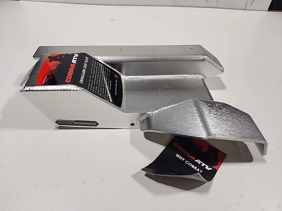 04-05 Yamaha YFZ450 Cobra Aluminio basculante Placa de deslizamiento Foto 2 de 4