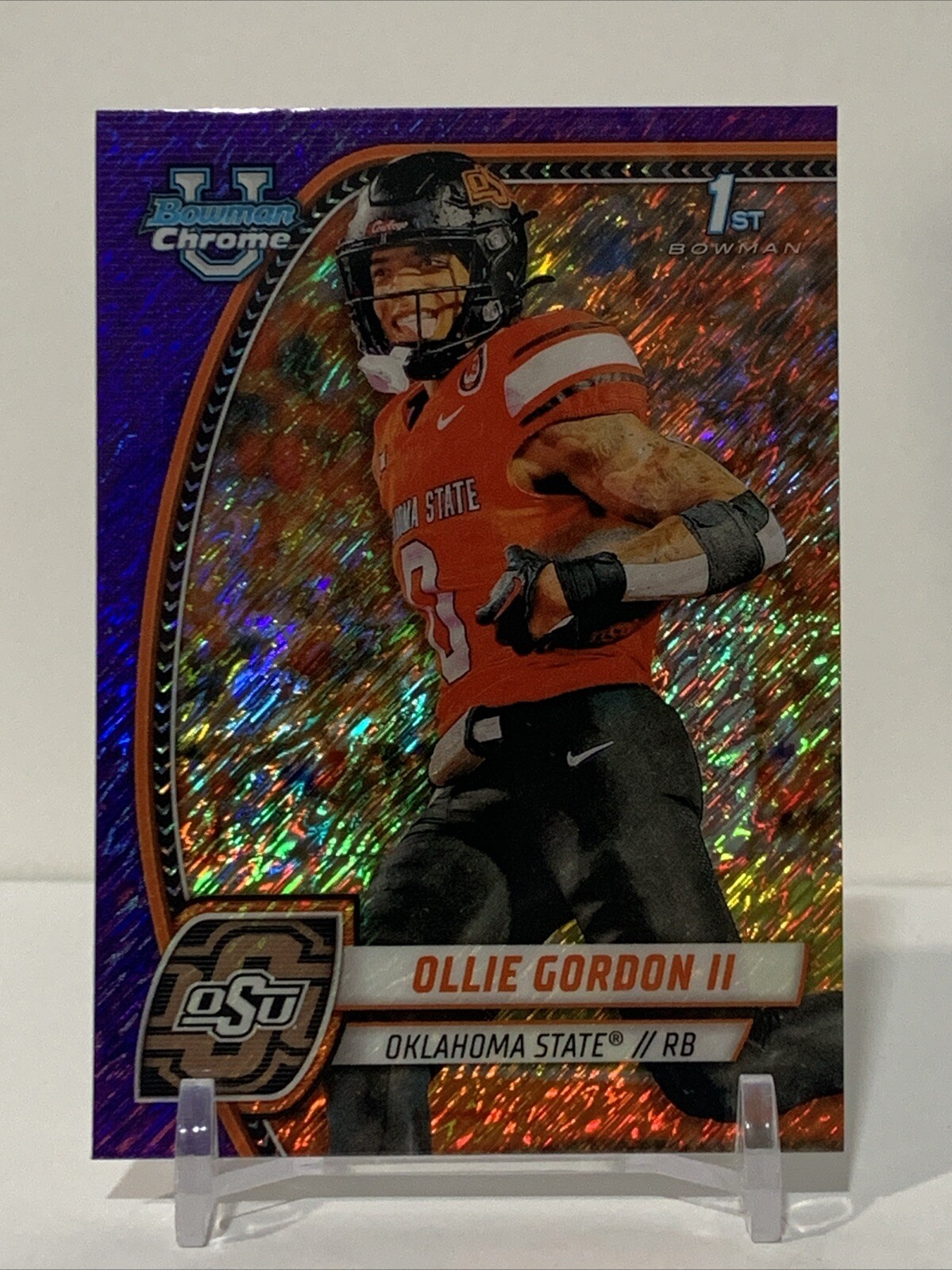 2024 Bowman U Chrome - PURPLE SHIMMER #197 Ollie Gordon III