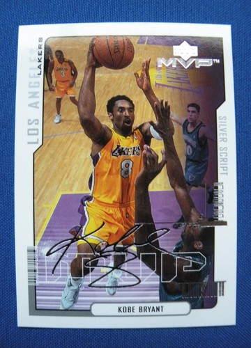 2000 UD MVP Basketball Silver Script Kobe Bryant Los Angeles Lakers #77