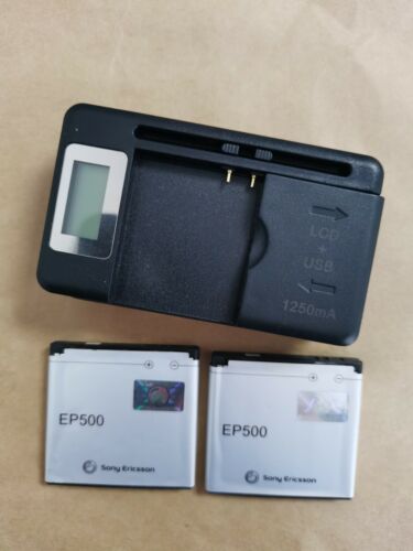 EP500 + LCD Charger for Sony ST17I ST15I SK17I WT18I X8 U5I E15i wt18i wt19i - Afbeelding 1 van 7