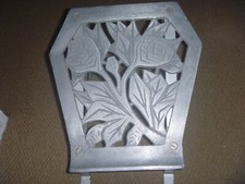 Vintage French Metal Book  Stand or foot rest? ...29cm x 27cm x 21cm