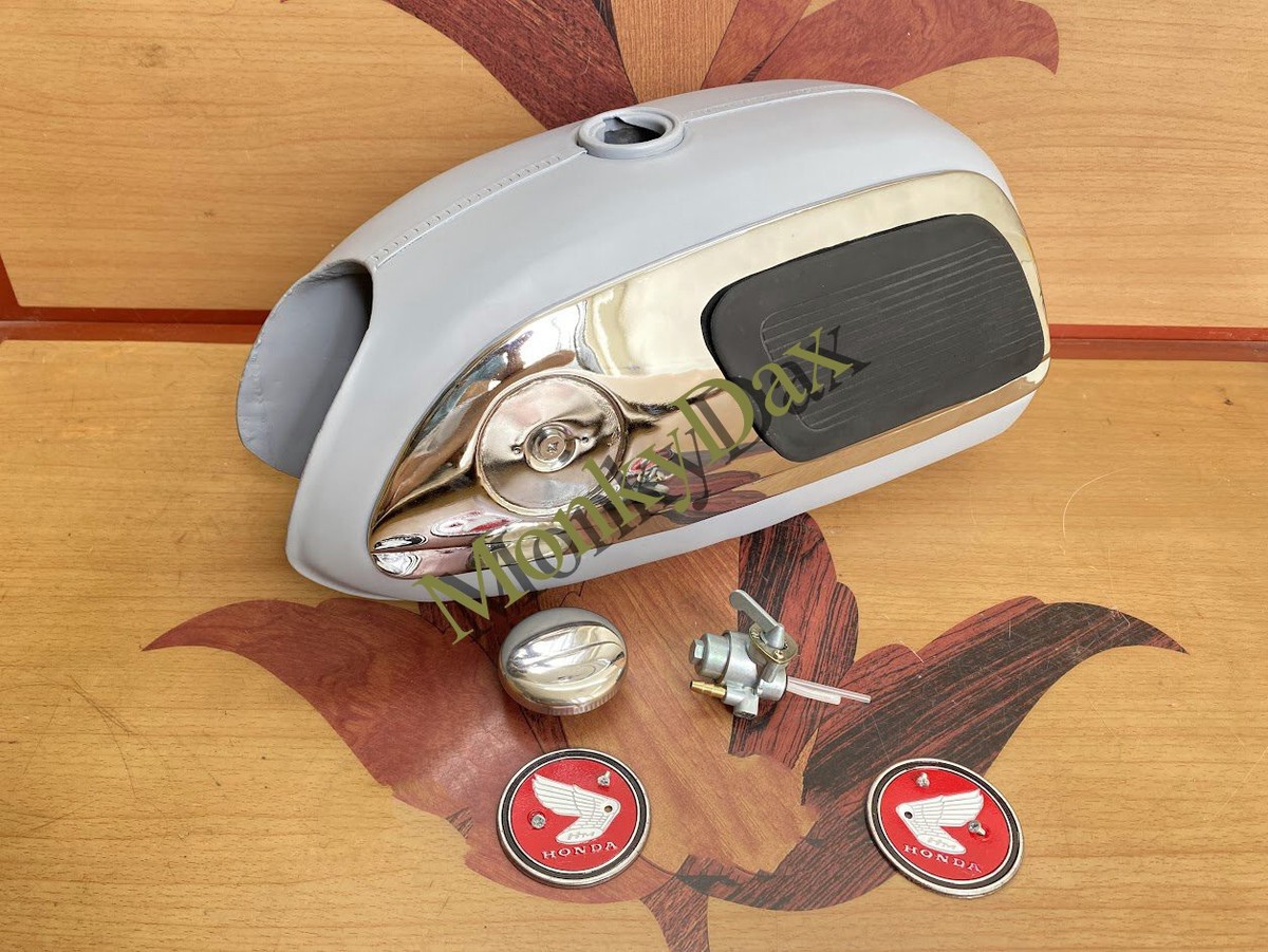 1970-1973 Honda CD50 Fuel Gas Tank. CD70 CD90 Cap, Petcock Tap