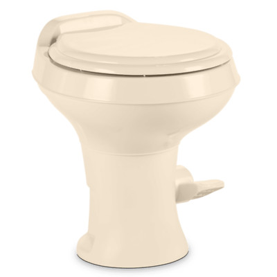 Dometic 302300073 300 Series Gravity Flush RV Toilet Bone