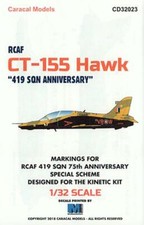 Caracal Models 1/32 32023 x RCAF CT-155 Hawk 419SQ Anniversary decals