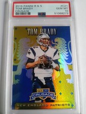 Tom Brady 2015 Panini R & S Crusade #C21 PSA 10 Gem Mt pop 27