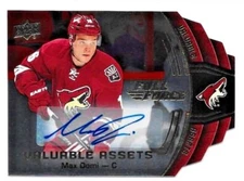 Max Domi RC 2015-16 Upper Deck Full Force Valuable Assets Rookie Auto!Coyotes RC
