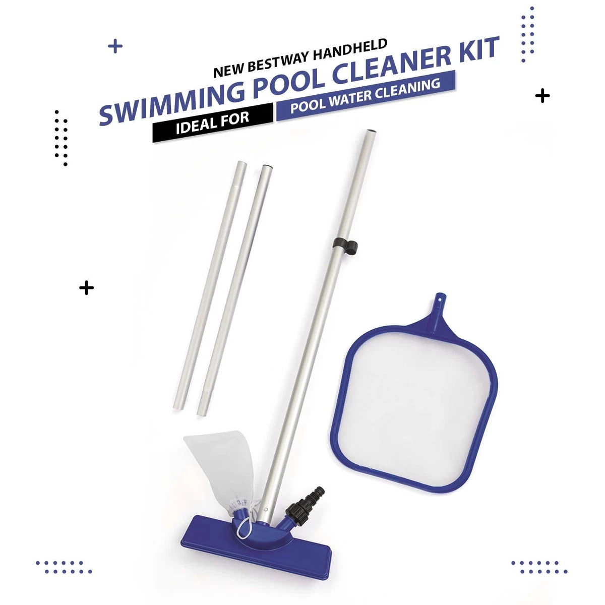 Pool outlet cleaning kit