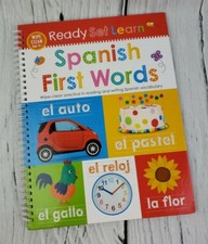 Ready Set Learn Wipe Clean Workbook Spanish First Words Practice Activity Book