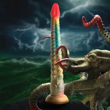 Tenta-Dick Tentacle Silicone Textured Flexible Dildo Adult Sex Toy