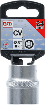 Steckschlüssel-Einsatz ''Super-Lock'' Nuss 1/2'' 24 mm Nuß Nüsse BGS technic 2424
