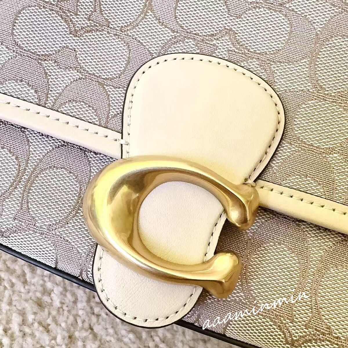 COACH Soft Tabby Shoulder Bag in Signature Jacquard C4821 COACH Soft Tabby Shoulder Bag in Signature Jacquard C4821