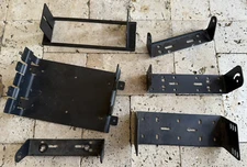 Lot of 6 ~ Portable Radio Mounting Brackets, Face Plate ~ G.E. MaCom, Ericsson