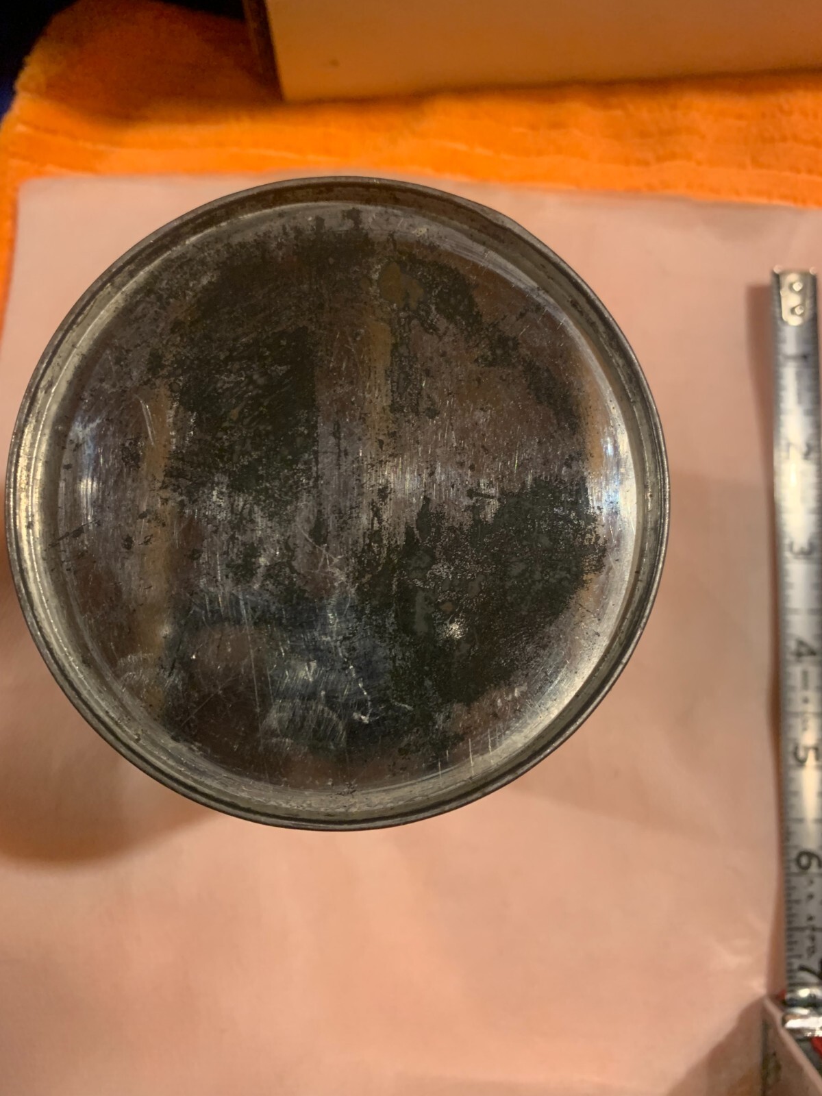 Vintage Dixon Graphite Grease Lubricant 1 lb round can Joseph Dixon