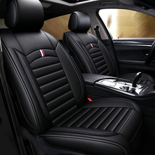 2pcs PU Leather Universal Car SUV Front Seat Covers Blue/Black/Red/White/Coffee - Picture 11 of 16
