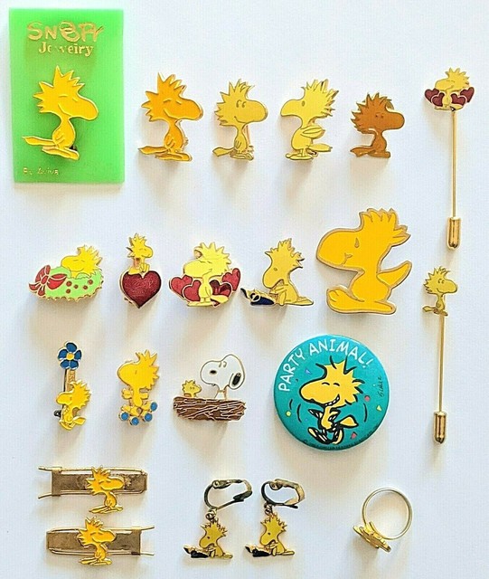 Peanuts Woodstock Pins Jewelry Aviva LOT Vintage eBay