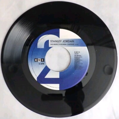 Stanley Jordan: Street Talk / The Music's Gonna Change EMI B-50173