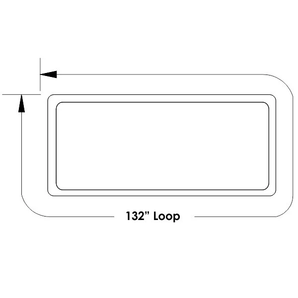 Jeep CJ5 CJ7 DJ5 1976-1986 Scrambler parabrisas sello de goma sin ranura de ajuste Foto 2 de 3