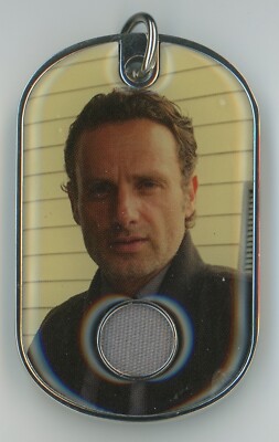 RICK (Andrew Lincoln) 2016 The Walking Dead Season 5 Dog Tag Relic C10