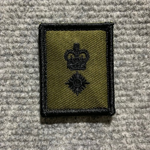 British Army Style Olive Green Rank Patch Hook & Loop Back, Lcpl, Cpl, Sgt, WO1 - Picture 24 of 26