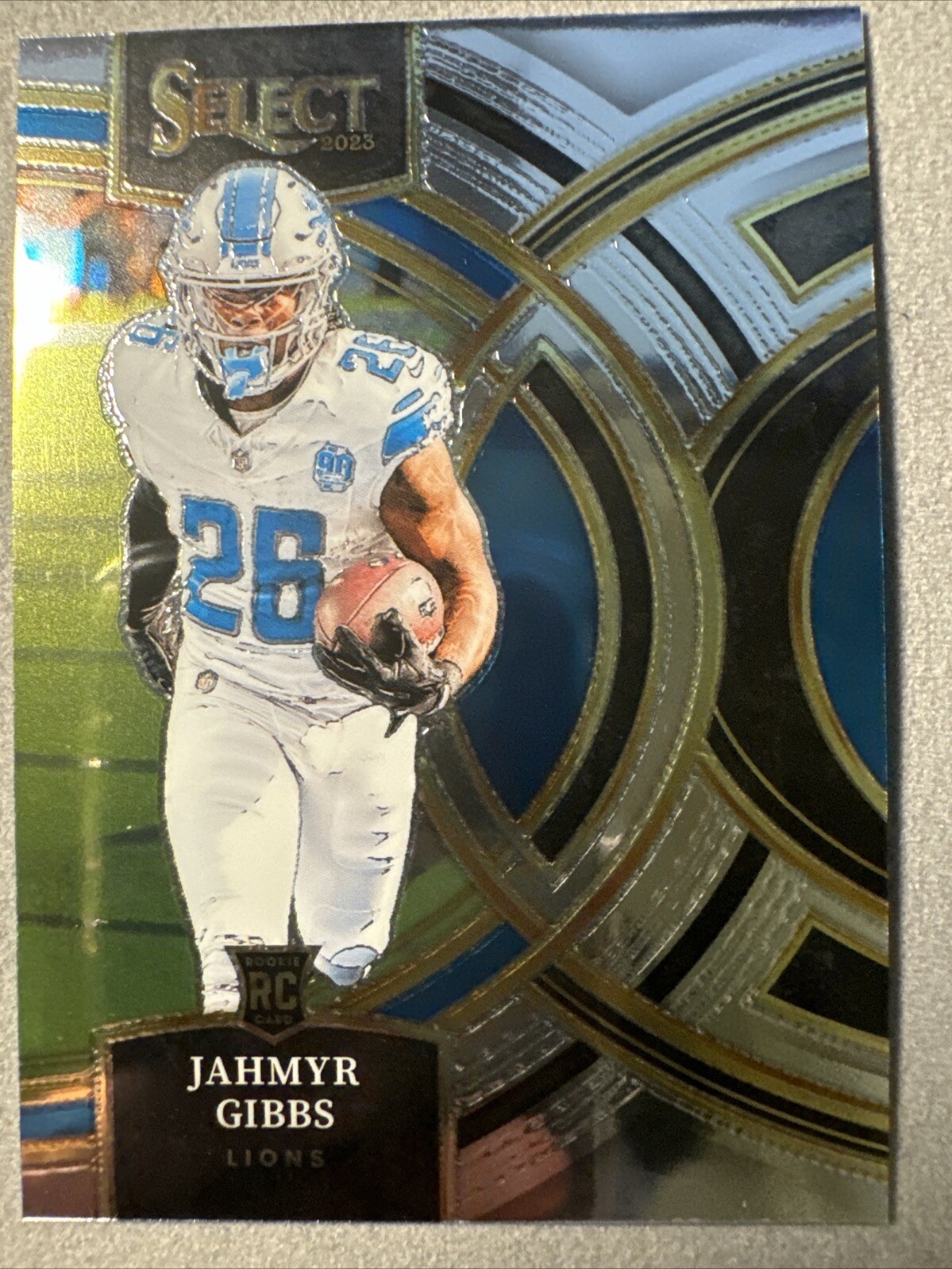 2023 Select Football JAHMYR GIBBS #198 RC Rookie Premier Level - Detroit Lions