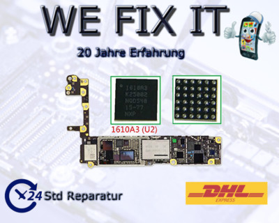 iPhone 7 Plus U2 Chip Reparatur,Gerät läd nicht,Akku schnell leer,Ladechip