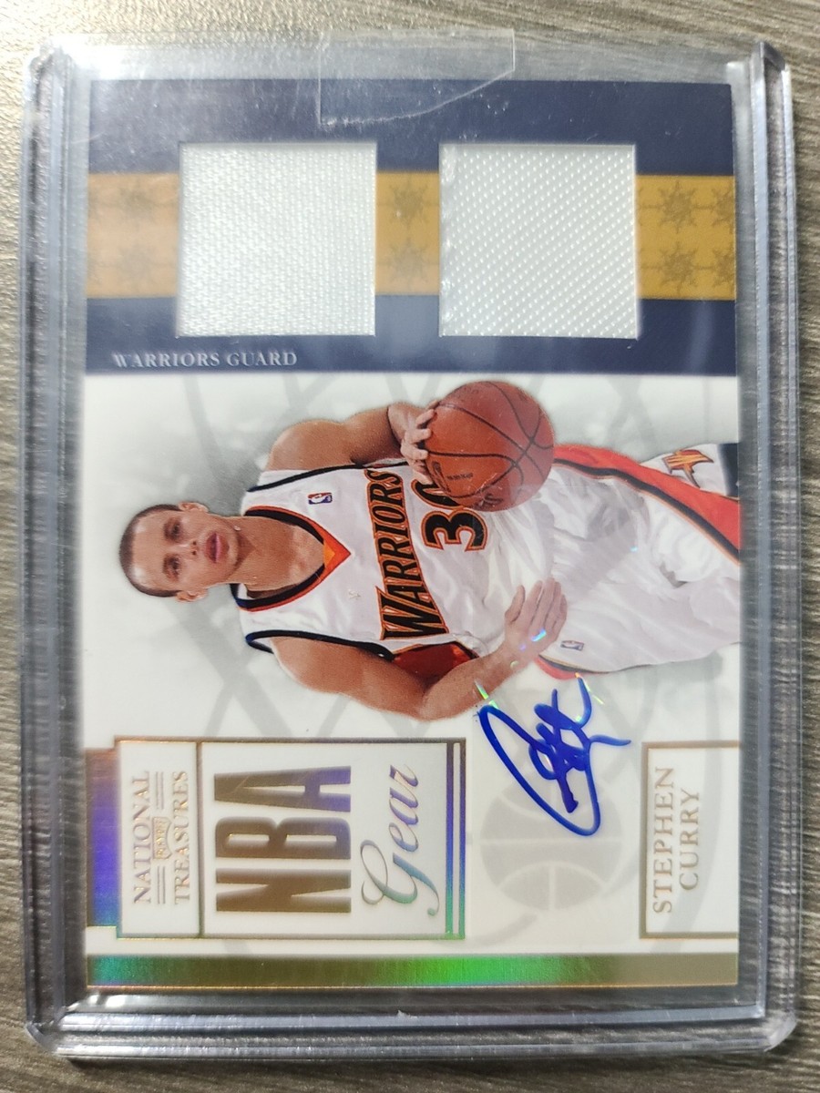 2009-10 Panini National Treasures NBA Gear Stephen Curry