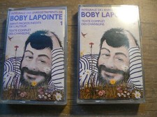 2 K7 CASSETTE AUDIO  VOL 1 ET 2  INTEGRALE ENREGISTREMENTS BOBY LAPOINTE