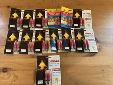 Lot of 13 noma candle candoliers candelabra base natural flame