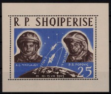 Albania; Lot grupowy "Wostok 3/4" 1963 ** (40,-)