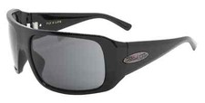 NEW Black Flys Sunglasses FLY 4 LIFE SHINY BLACK SMOKE POLARIZED LENS LIMITED