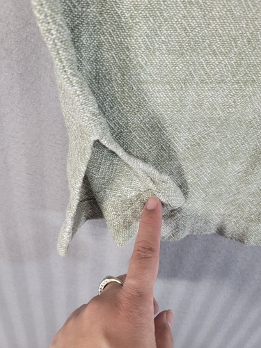 Sangam Boxy Damen Top Gr. XL Grün Kurzarm Baumwolle Lagenlook Minimalistisch - Bild 7 von 7