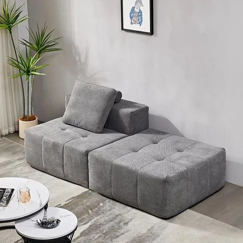 Free Combination Sofa DIY Sofa Chaise Lounge Recamier Modular Sofa I-shaped Sofa - Picture 1 of 7