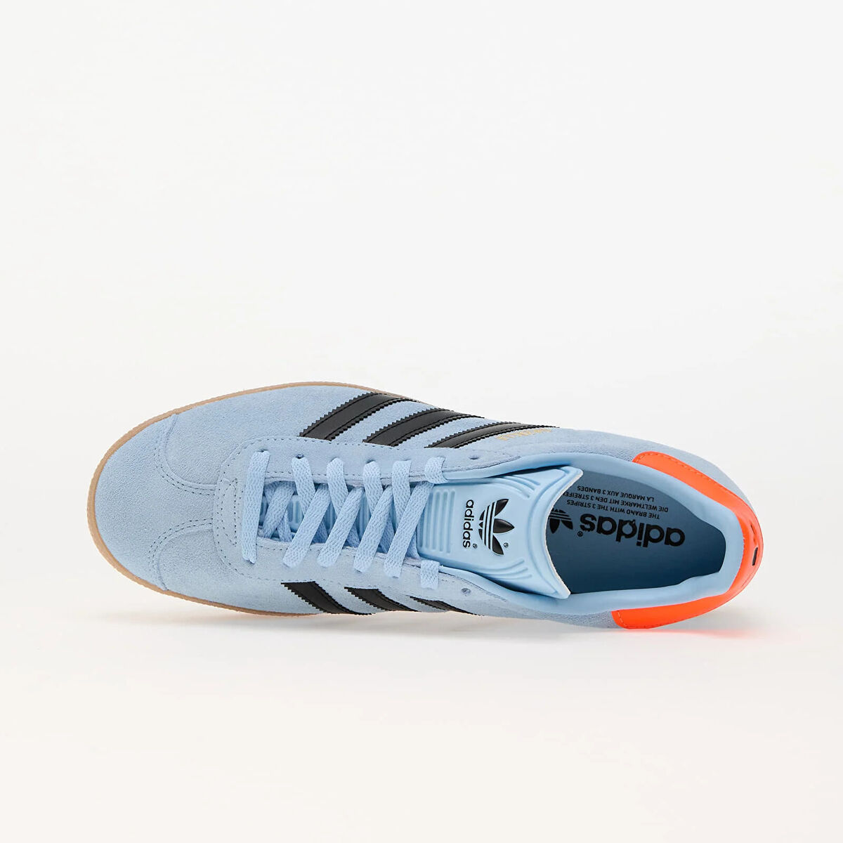 Adidas Originals Gazelle Clear Sky Core Black JI2076 Mens Adidas Originals Gazelle Clear Sky Core Black JI2076 Mens