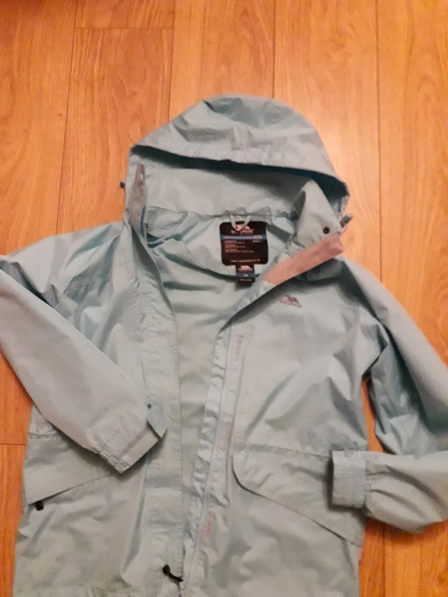 Womens unisex Trespass Tp50 3000mm Jacket Size medium blue