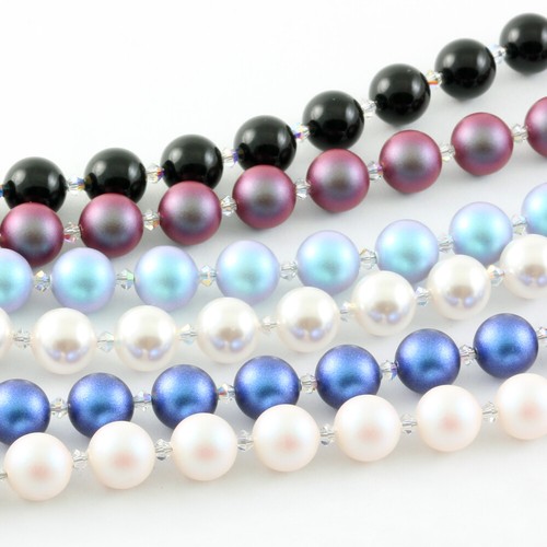 Bracciali Argento Sterling 19cm+3cm realizzati con Cristalli 5810 & 5328 Primero®