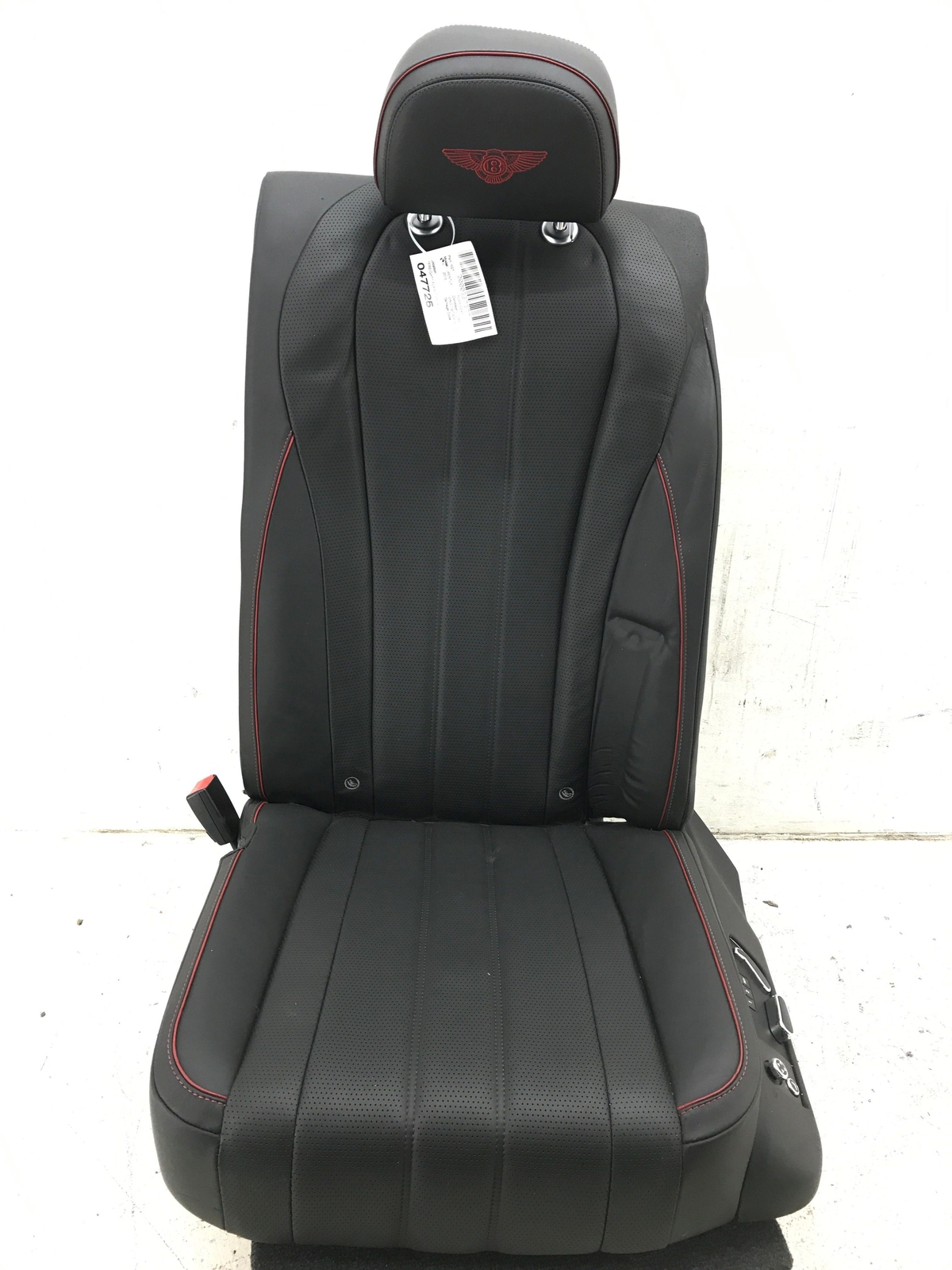 2013-2019 BENTLEY FLYING SPUR LEFT REAR SEAT W/ SWITCH *SEATBELT INDENTED* OEM