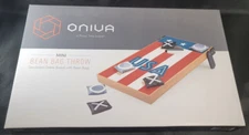 ONIVA -  USA Mini Bean Bag Throw Game, Cornhole, Tic Tac Toe, Cornhole Set NIB