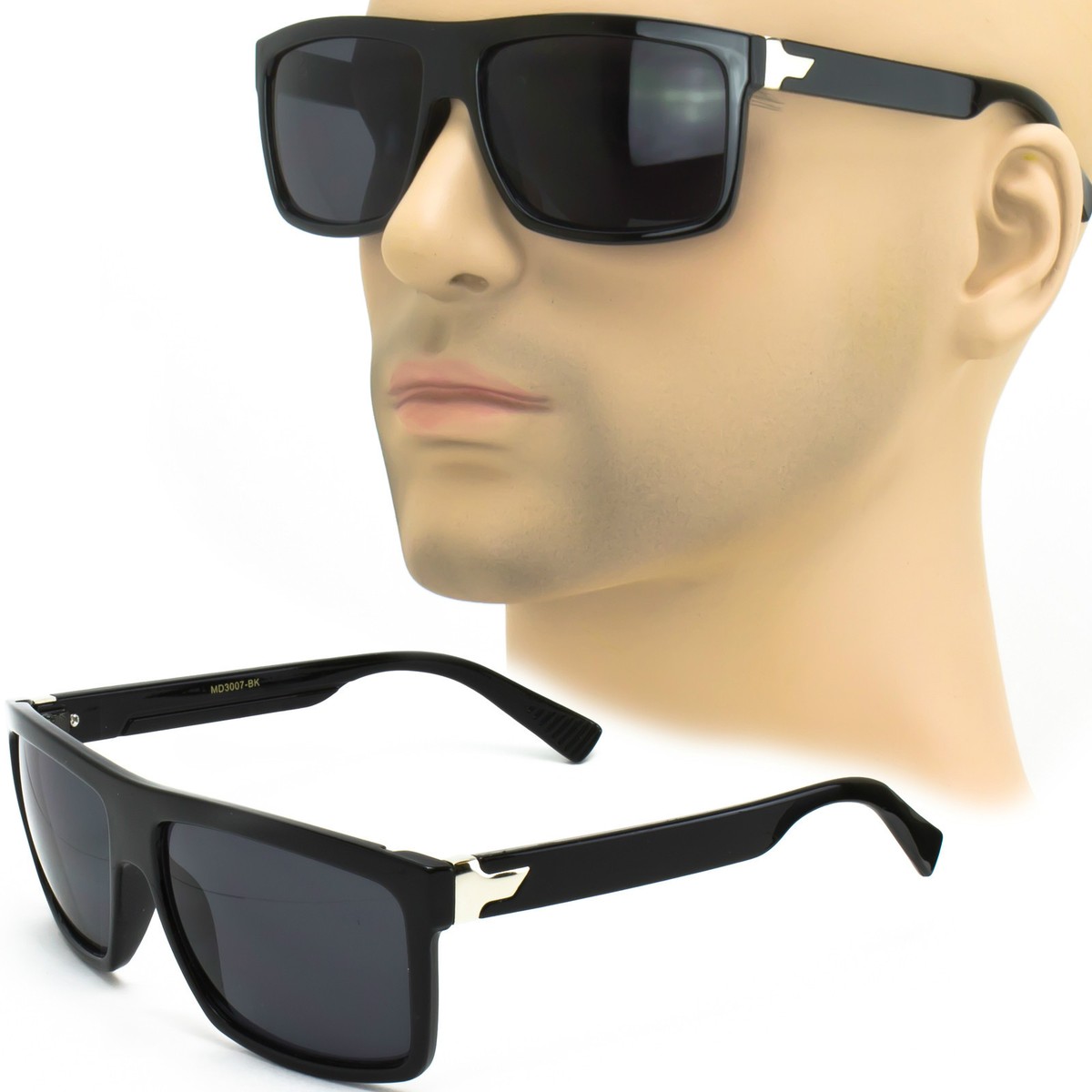 Eyewear Occhiali Hipster Mens Hipster Sunglasses Black Frame Sport