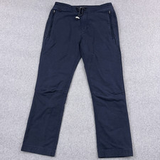 Roark Pants Men's 28 Layover 2.0 Slim Stretch Travel Drawstring Ankle Blue RP274