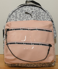 Image of PUMA Pink & Blue Leopard Evercat Lutz Mini Backpack