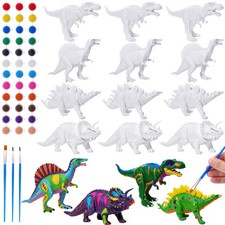 12 Pcs Dinosaur Painting Kit for Kids Christmas Crafts Gifts Painting Arts Se...