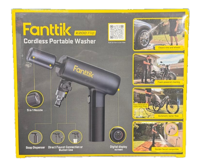 #ad Fanttik K200 Flip Cordless Portable Washer 5 in 1 Nozzle OEM New Sealed $74.90
