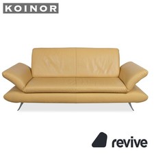 Koinor Rossini Leder Zweisitzer Gelb manuelle Funktion
