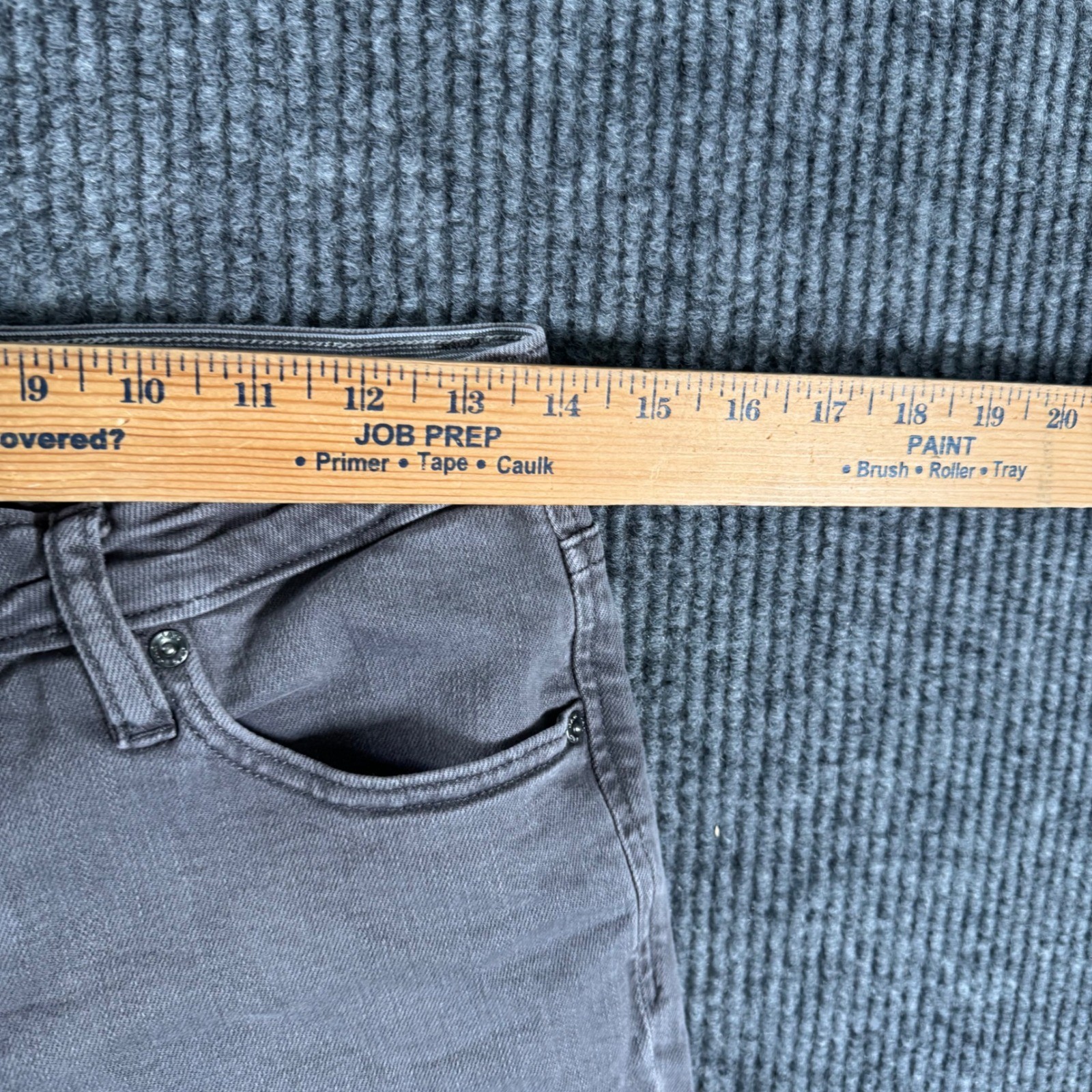 JAG Carter Girlfriend Jeans Womens 2/26 Gray Mid Rise Slim Stretch Casual