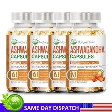 2100MG ASHWAGANDHA HIGH CONCENTRATION ROOT EXTRACT TABLETS MOOD VITALITY LIBIDO