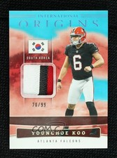 2025 Panini Origins International Turquoise 20/99 Younghoe Koo #IO-YKO s5q