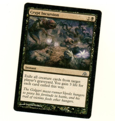 Crypt Incursion #23/156 Dragons Maze  Magic The Gathering Card