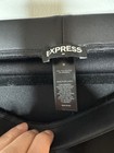 Express Black Faux Leather Stretch Leggings, Size M, Waist 31", Inseam 30" — photo 4