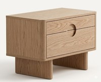 Brauner Nachttisch Mit Schubladen Holztisch Moderne SchlafzimmermöBel
