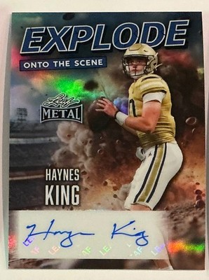 2026 Leaf Metal Haynes King Auto Autograph Explode Prismatic Blue #d 4/5